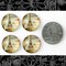 Eiffel Tower Collage 20mm Glass Cameos - Set of Four - CAM129